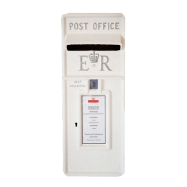 White Royal Mail Post Box