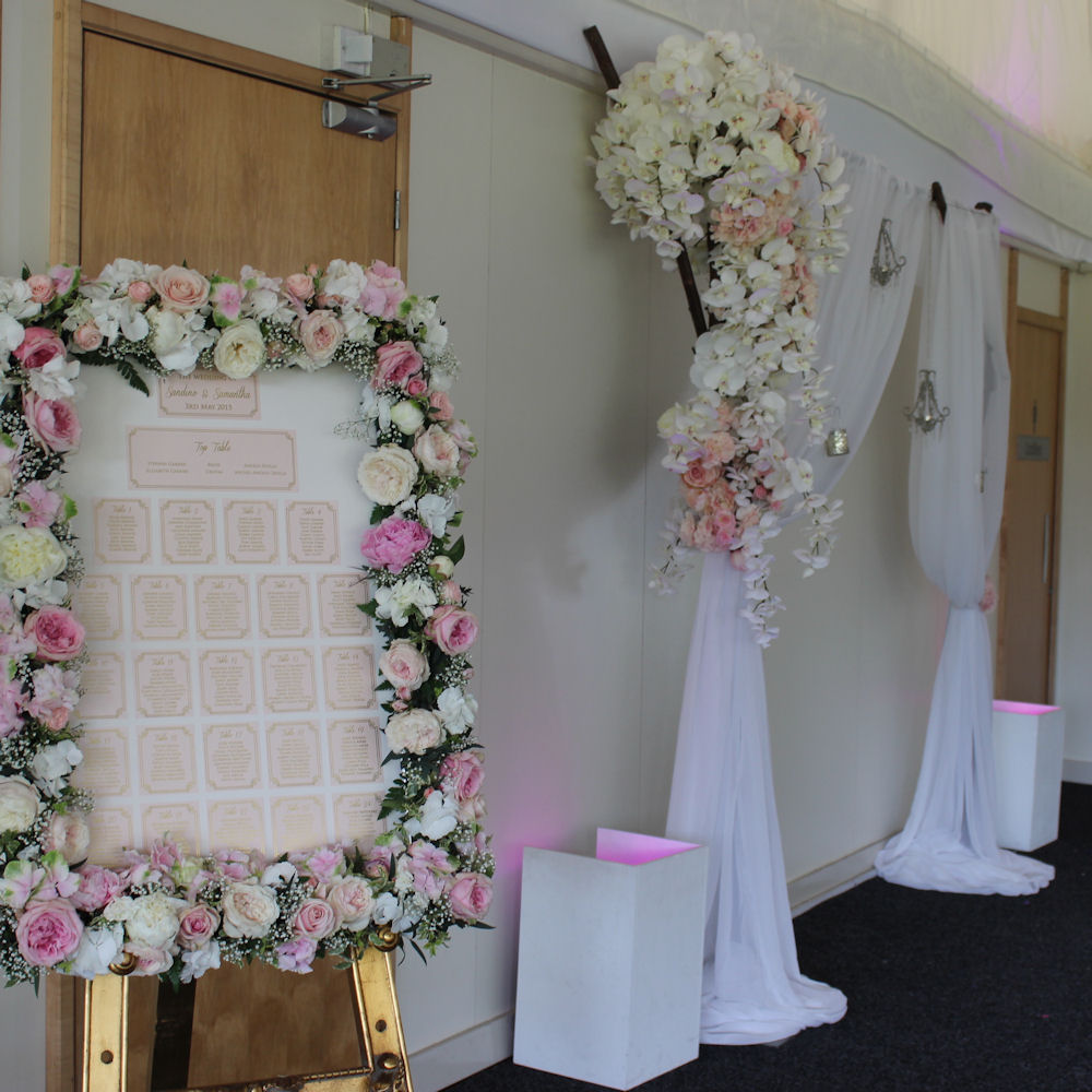 Simple Chiffon Arch 7