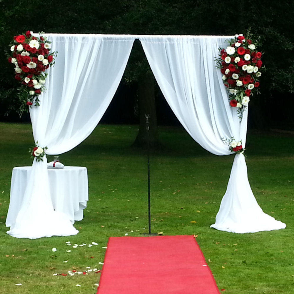 Simple Chiffon Arch