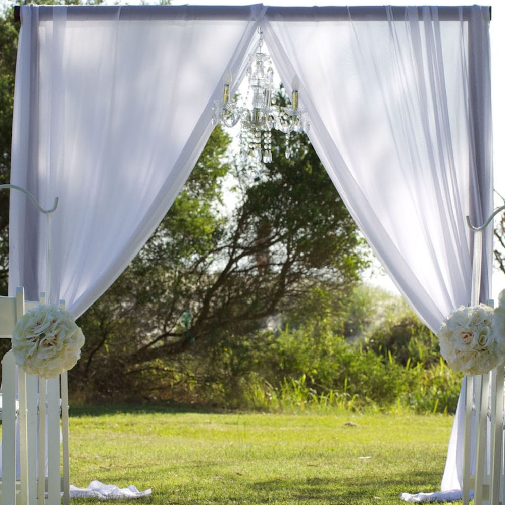 Simple Chiffon Arch 3