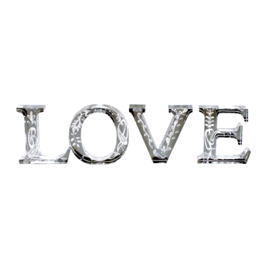 Crystal Love Sign