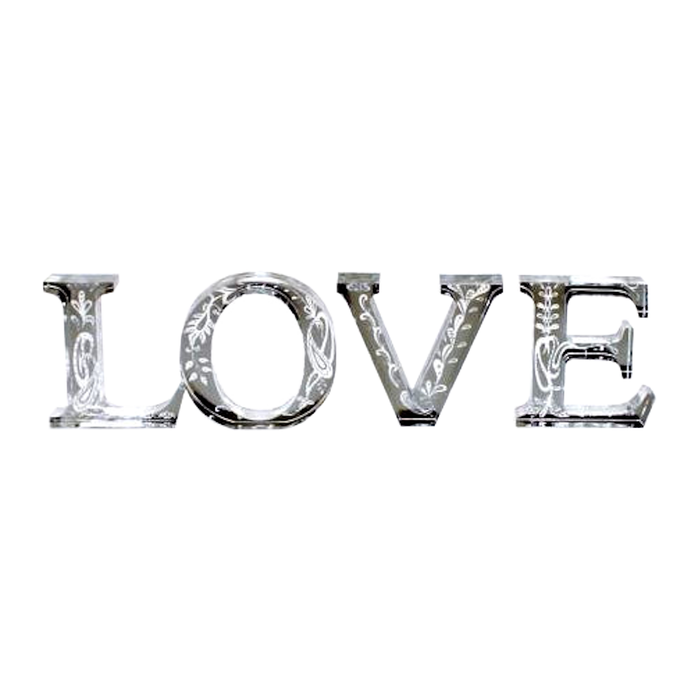Crystal Love Sign