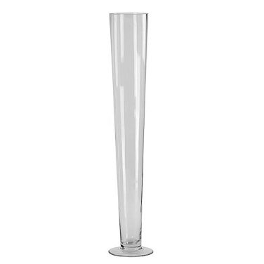 60cm Conical Tapered Vase with Foot