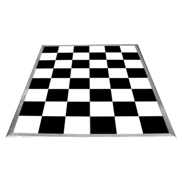 Black & White Checkered Dance Floor