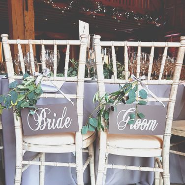 Bride & Groom Wooden Sign