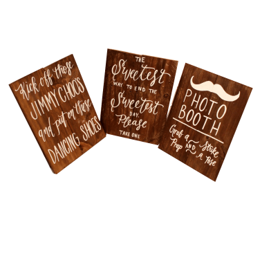 Rustic Wooden Signs