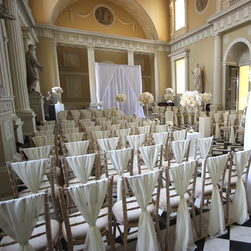 syon park ivory chiffon chair drape limewash chiavari