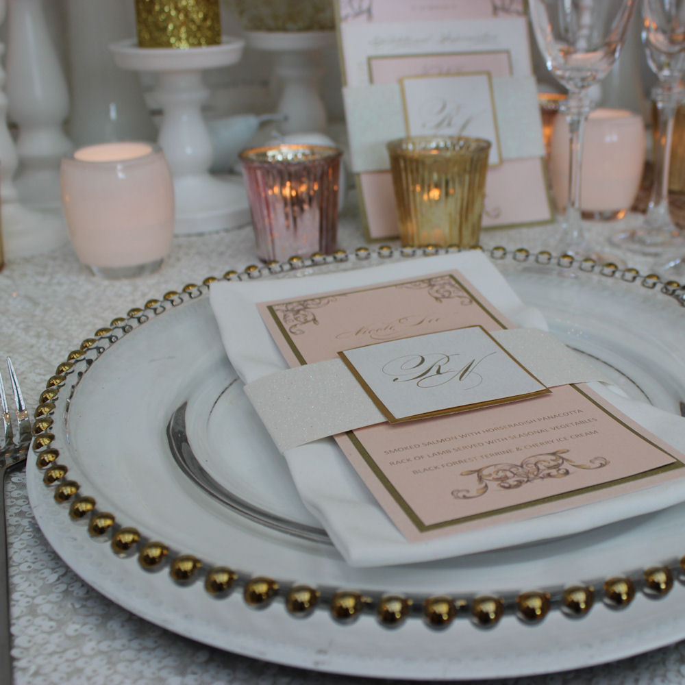 Gold Beaded Charger Plate Hire - Image 12