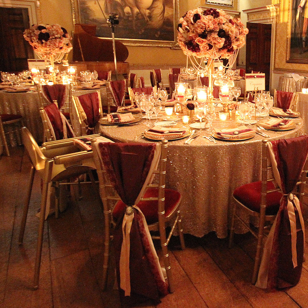 Gold High Chair