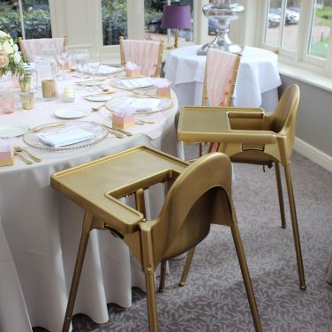 Gold High Chair