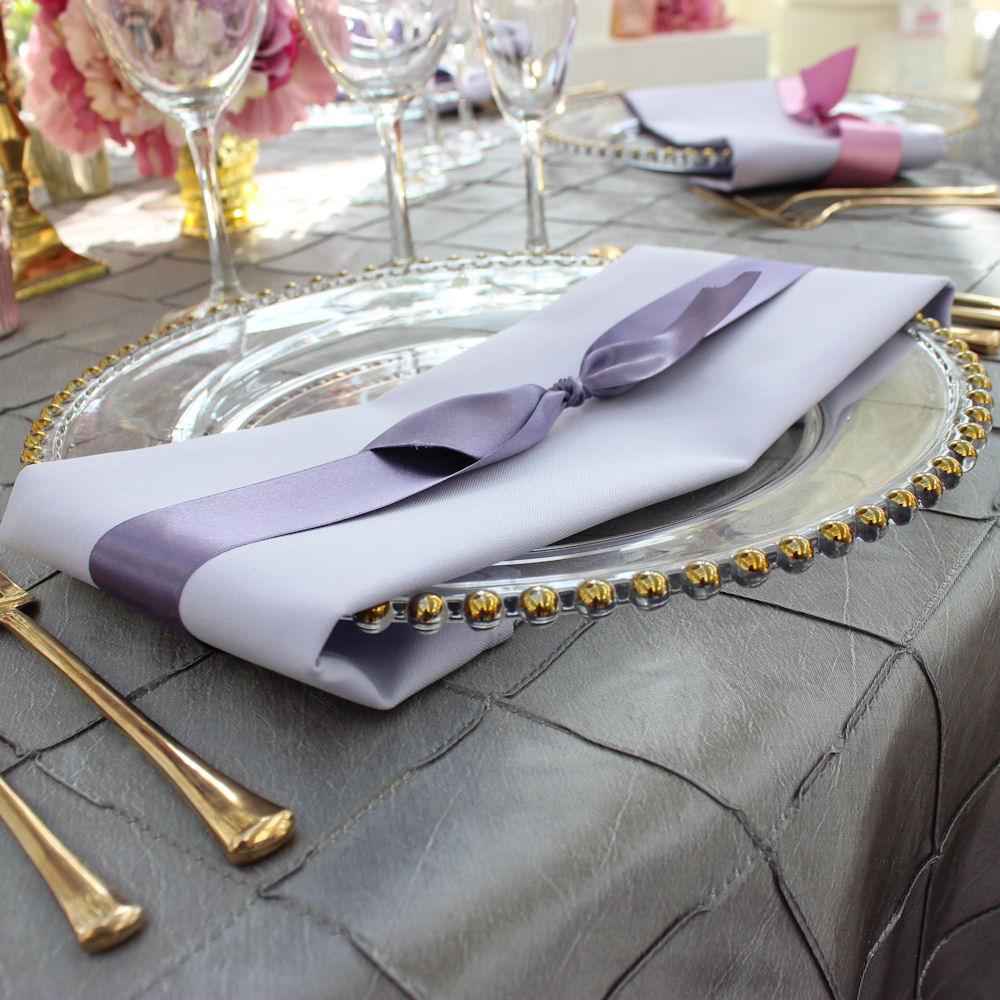 Gold Beaded Charger Plate Hire - Image 11