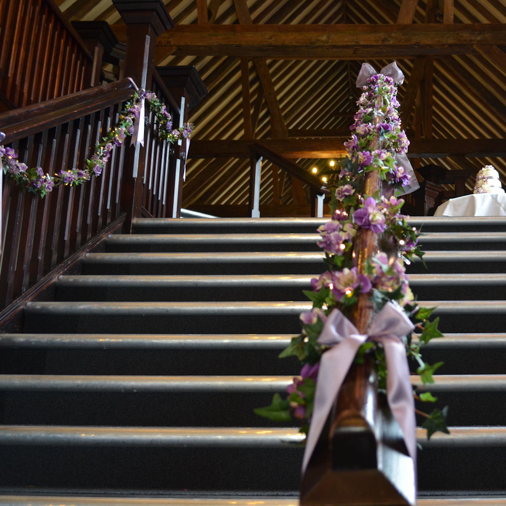 Ivy with Fairy Lights and Flowers 1