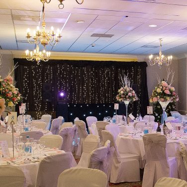 Black Fairy Light Backdrop