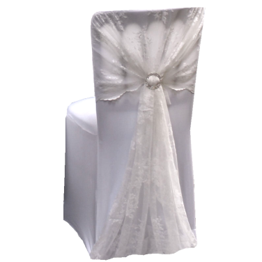 Lace Chair Wrap / Drape / Hood