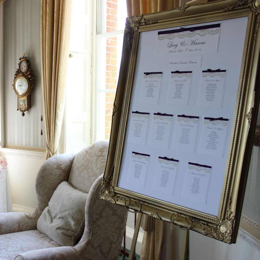 Large Vintage Ornate Swept Frame Hire