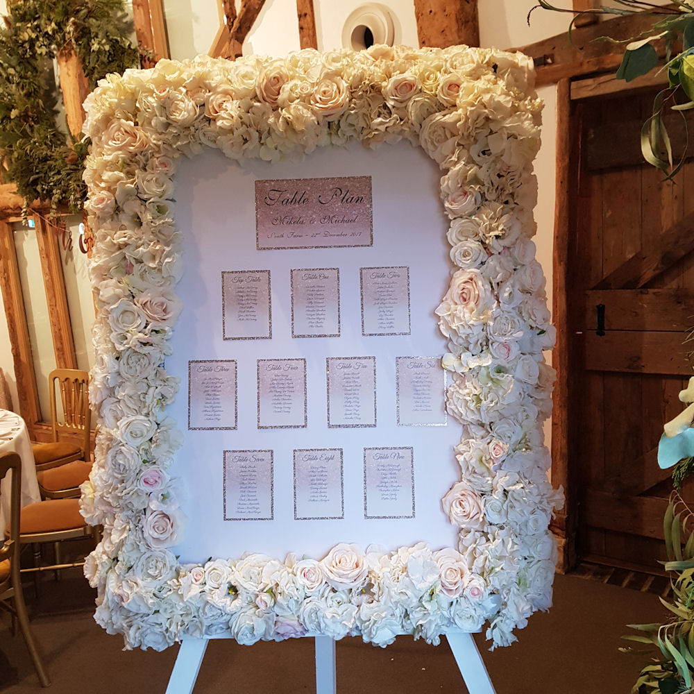 Silk Flower Frame 2