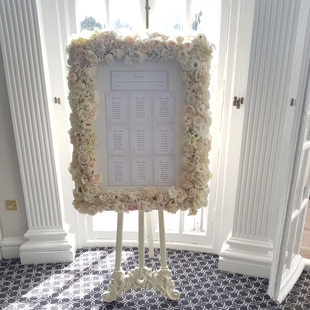 Silk Flower Frame 7