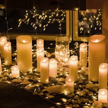 Battery Lights & Candles