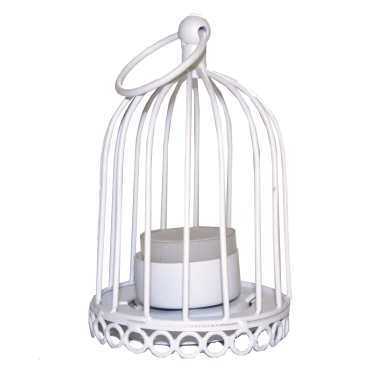 Tea light bird cage