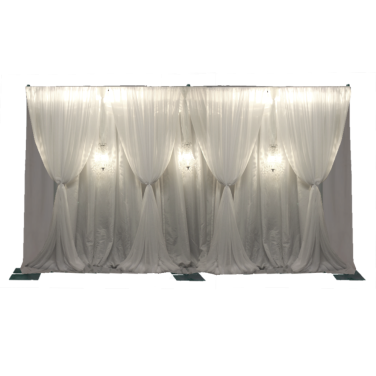 White Chandelier Backdrop