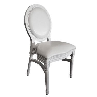White Louis Chair Hire