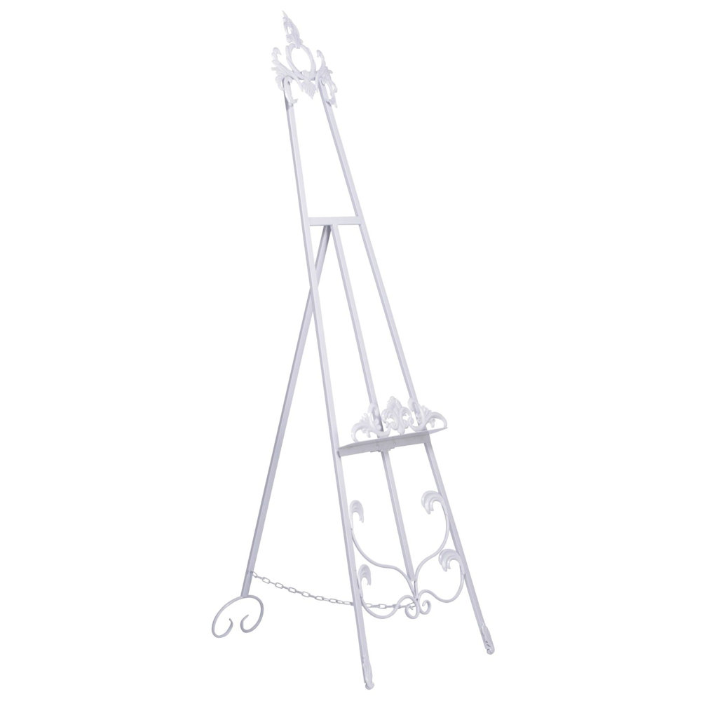 White Ornate French Style Easel