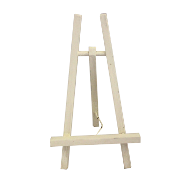 White Wooden Table Easel A5