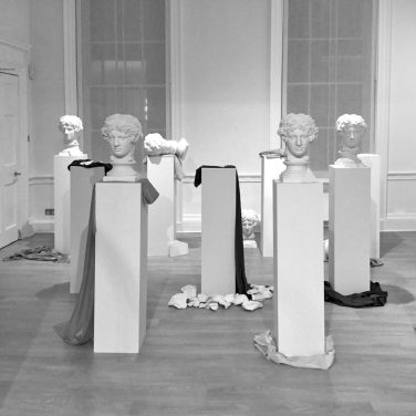 White mdf plinth pedestal pillar