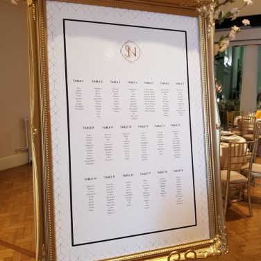 XL Ornate Swept Frame