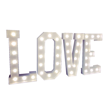 Light Up Love Sign