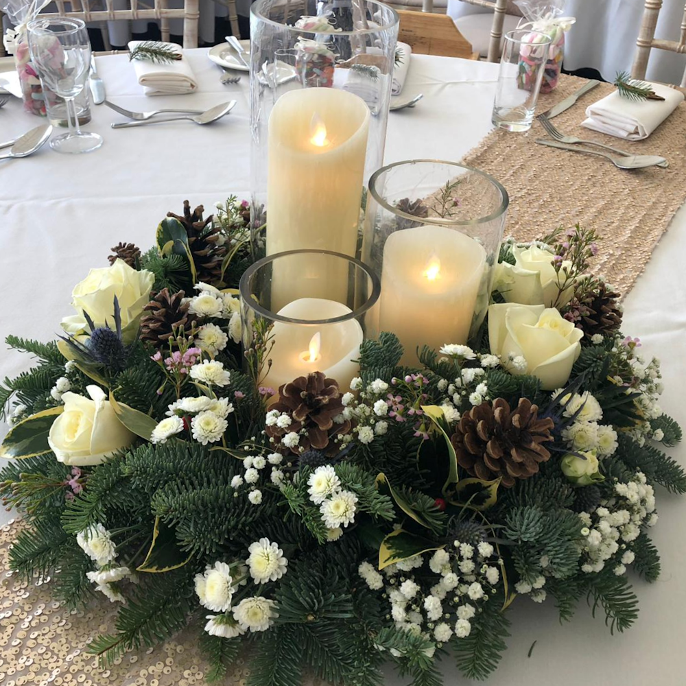 3 Cylinder Vase Centrepiece Hire - Image 6