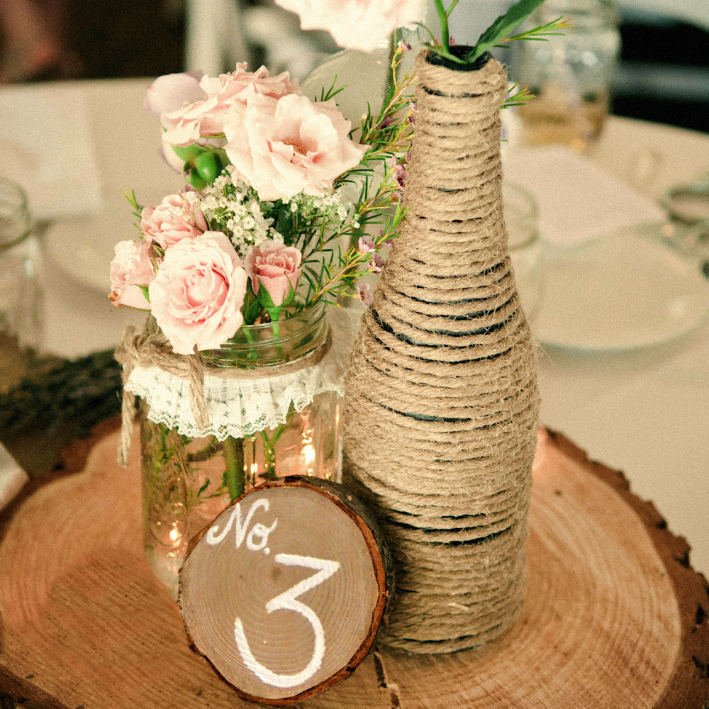 Bottle with String Twine