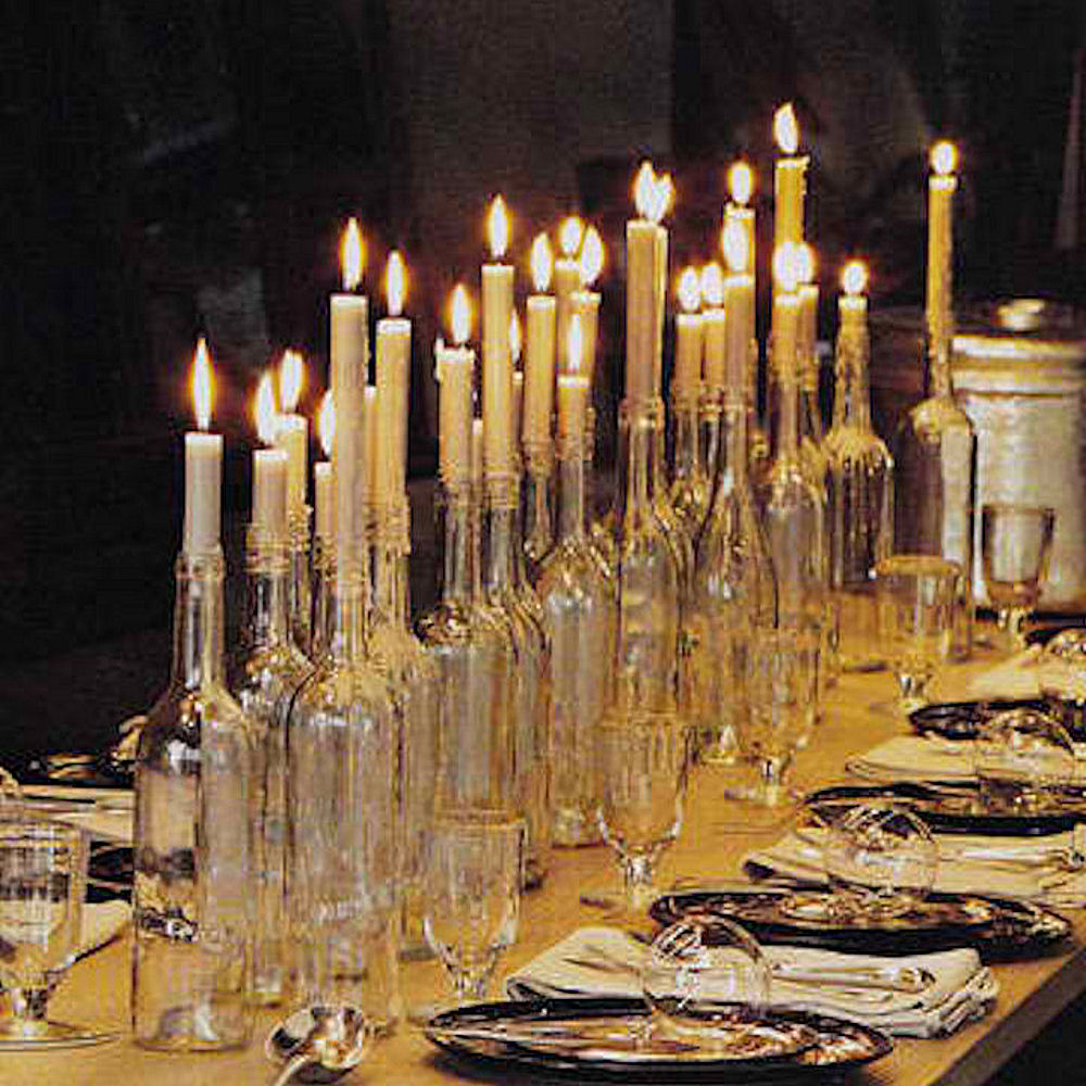 Clear Bottles with Wax