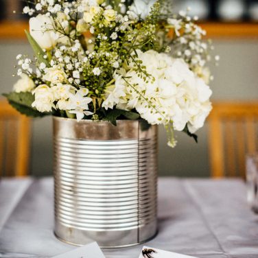 Catering Tin Fresh Flowers