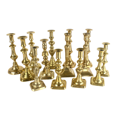 Gold Brass Candlestick
