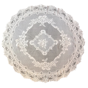 Large Lace Vintage Style Cream Doily Doilie