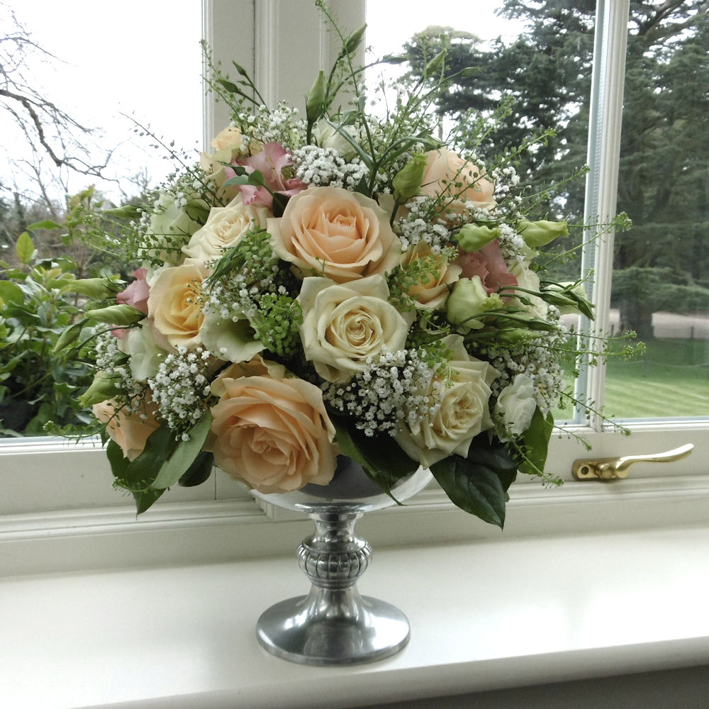 Silver Punch Rose Bowl