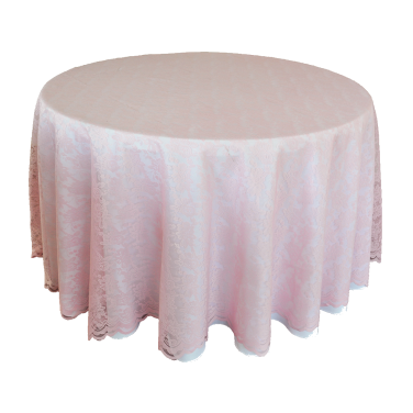 Pink Lace Overlay