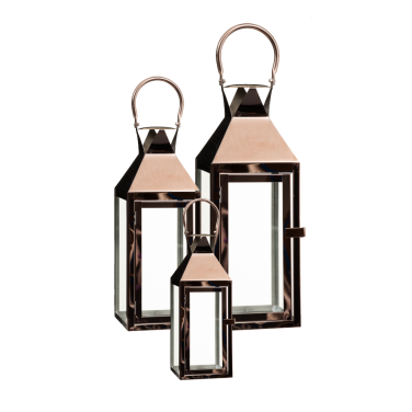 Rose Gold Lantern Hire