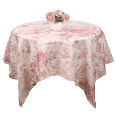 Vintage Floral Table cloth overlay