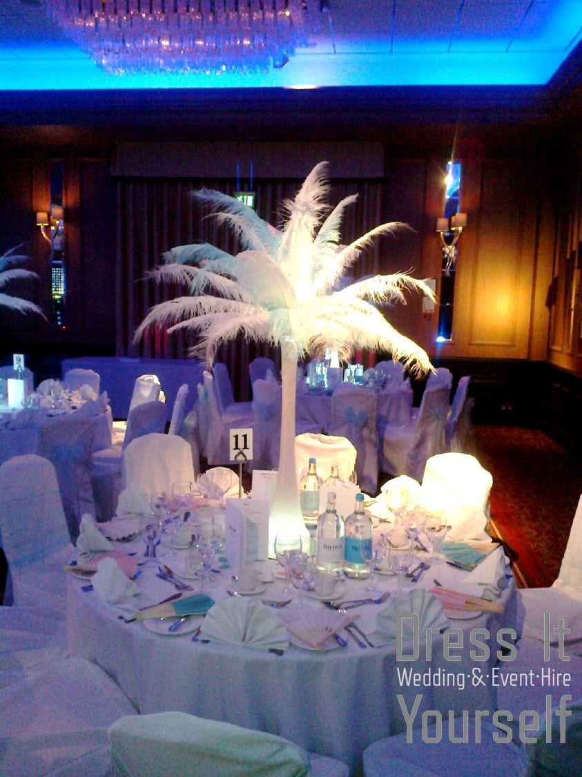 Cool White Under Vase Up Light