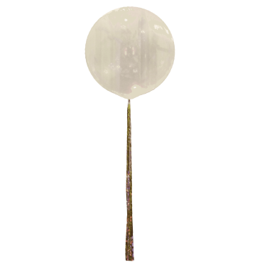 3ft Balloon with Gold Foil Tail