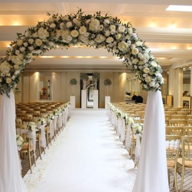 White Wedding Aisle Carpet