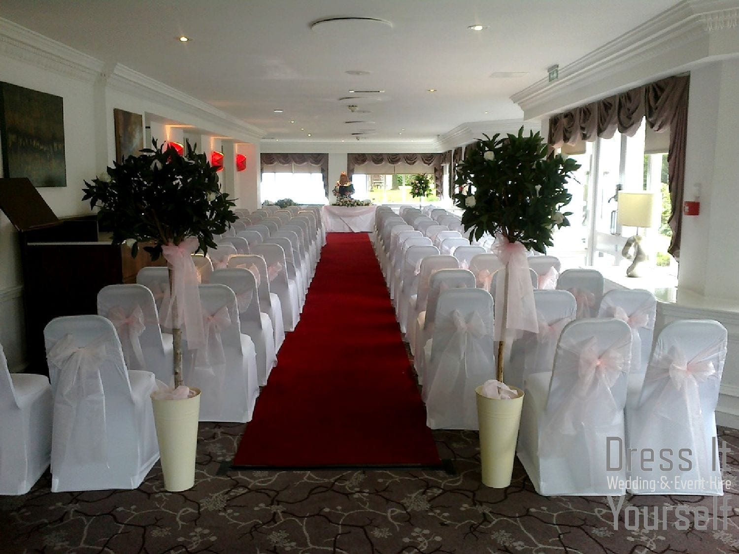 Red Wedding Aisle Carpet