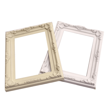 A5 Frames Ivory & White