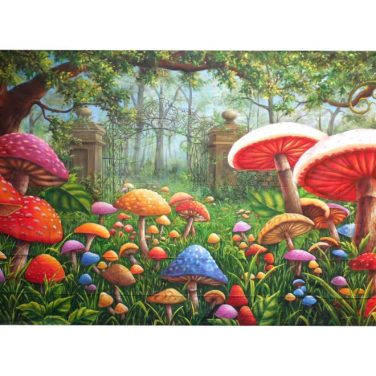 Alice in Wonderland Backdrop