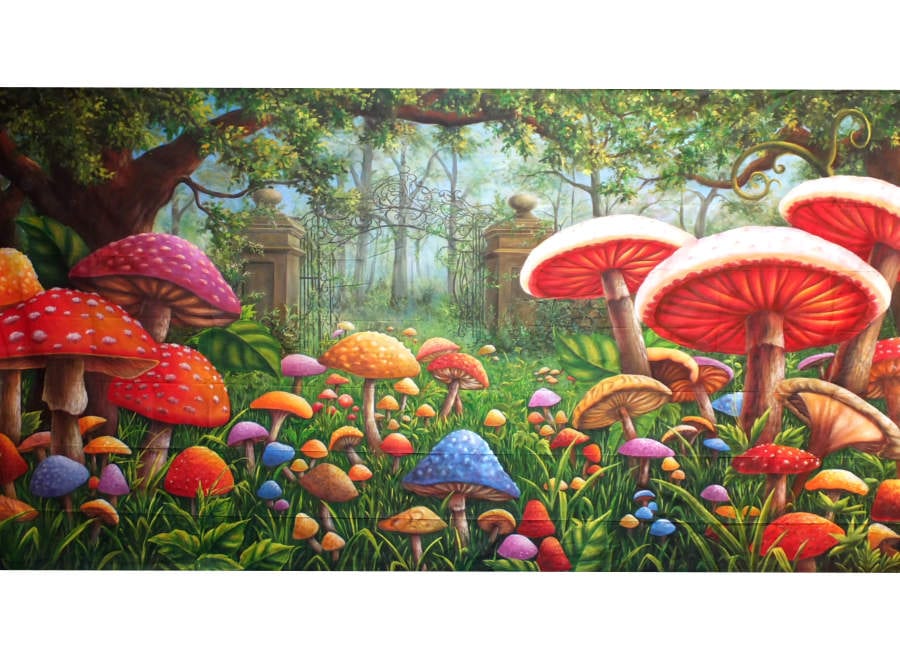 Alice in Wonderland Backdrop