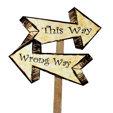 Alice in Wonderland Arrows / Signpost Arrow