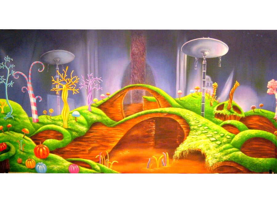Charlie Chocolate Factory Backdrop