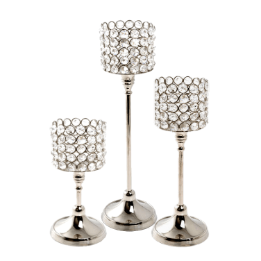 Stemmed Crystal Tea Light Holder Hire